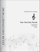 Take That Holy Breath SATB choral sheet music cover